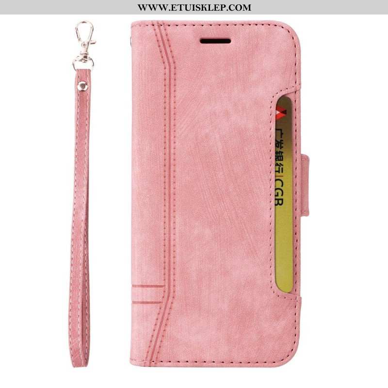 Etui Folio do Samsung Galaxy S23 5G Betopnice Przednie Etui Na Karty